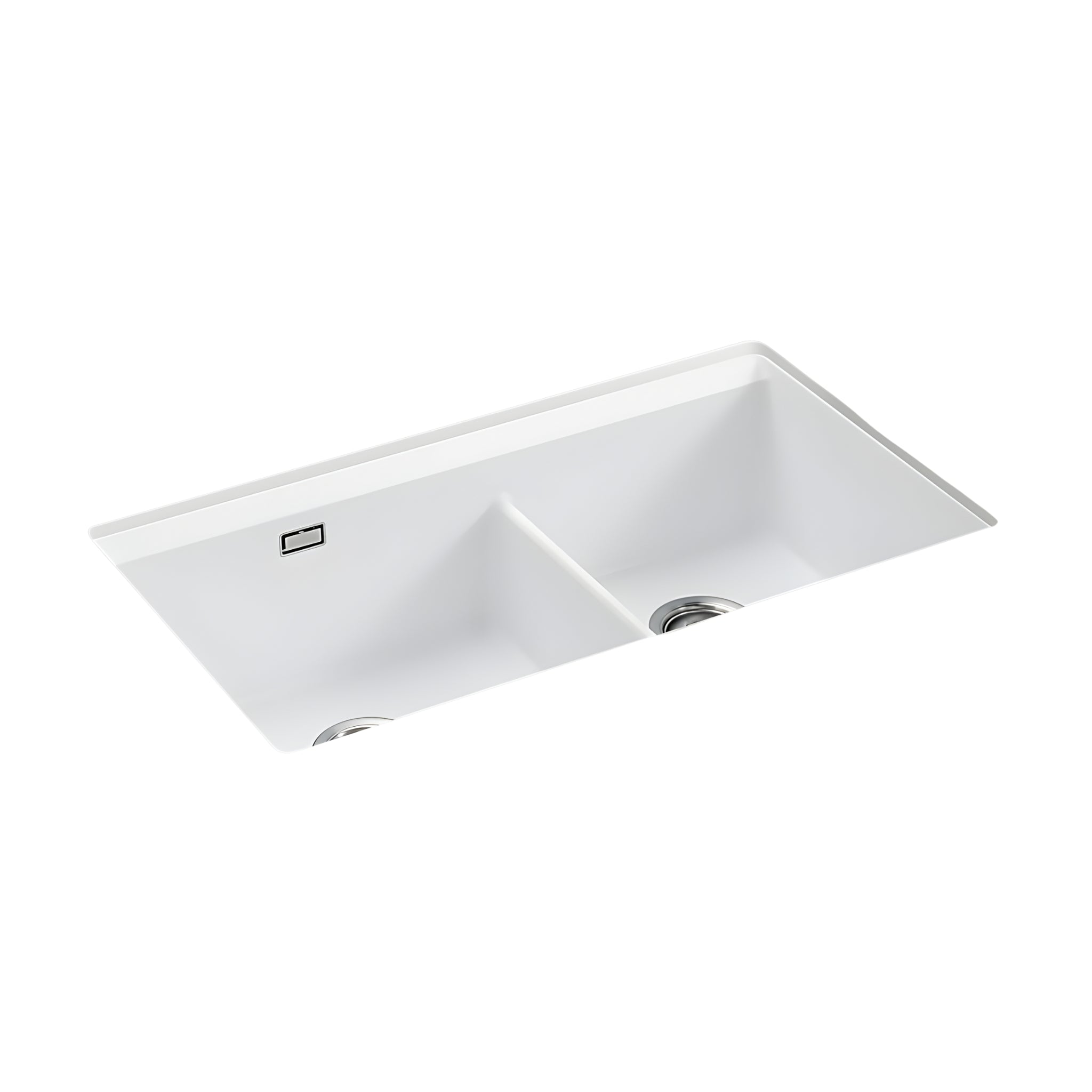 KOHLER NEOROC TASK UNDER COUNTER WORKSTATION KITCHEN SINK MATTE WHITE 820MM