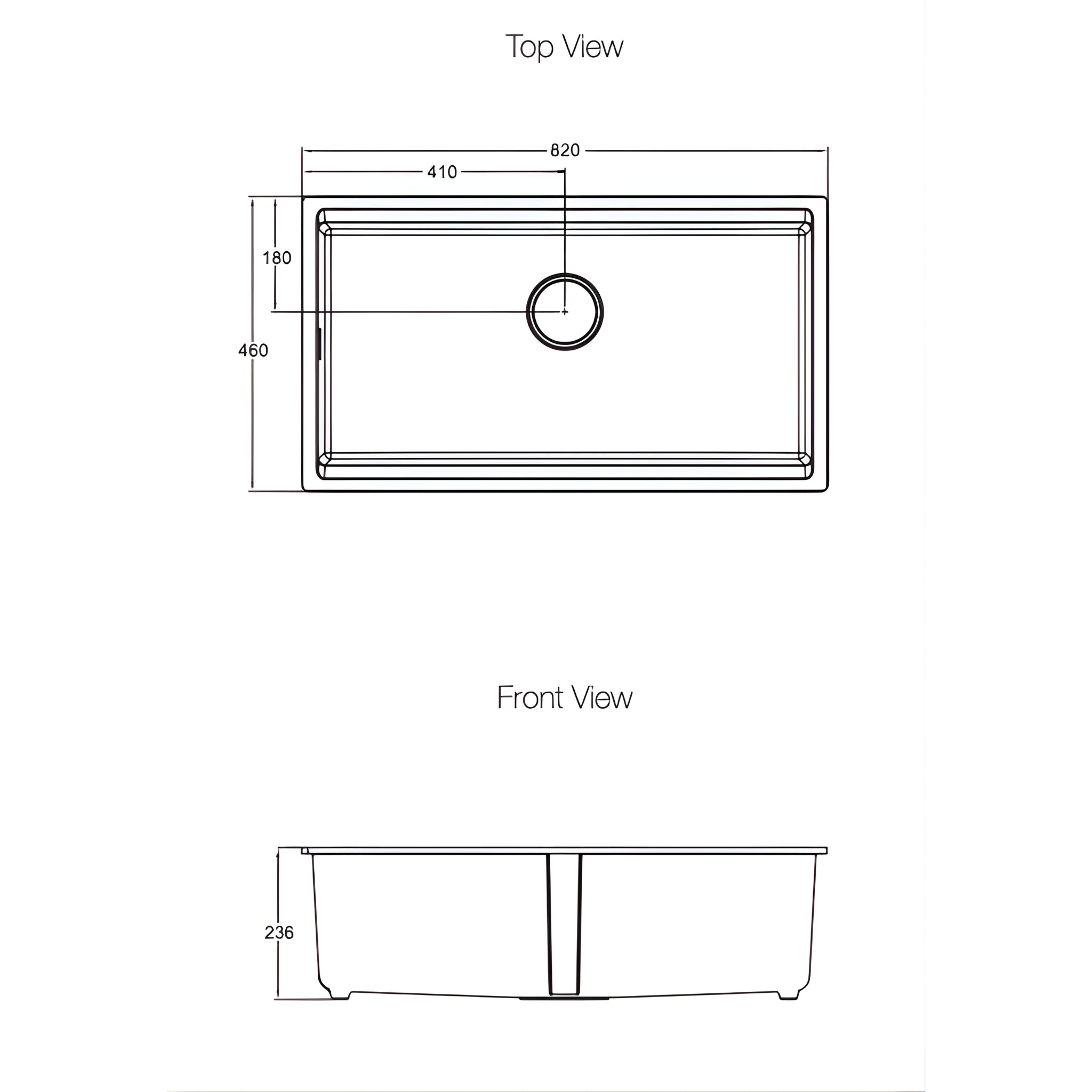 KOHLER NEOROC TASK UNDERMOUNT WORKSTATION KITCHEN SINK MATTE WHITE 820MM