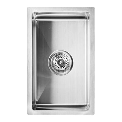 IKON EDEN SINGLE BOWL ABOVE / UNDERMOUNT SINK STAINLESS STEEL 200MM