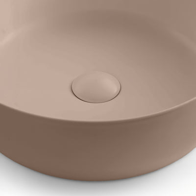SEIMA SMART POP-OUT BASIN WASTE WITH CERAMIC CAP 32/40MM SMOKY TAUPE