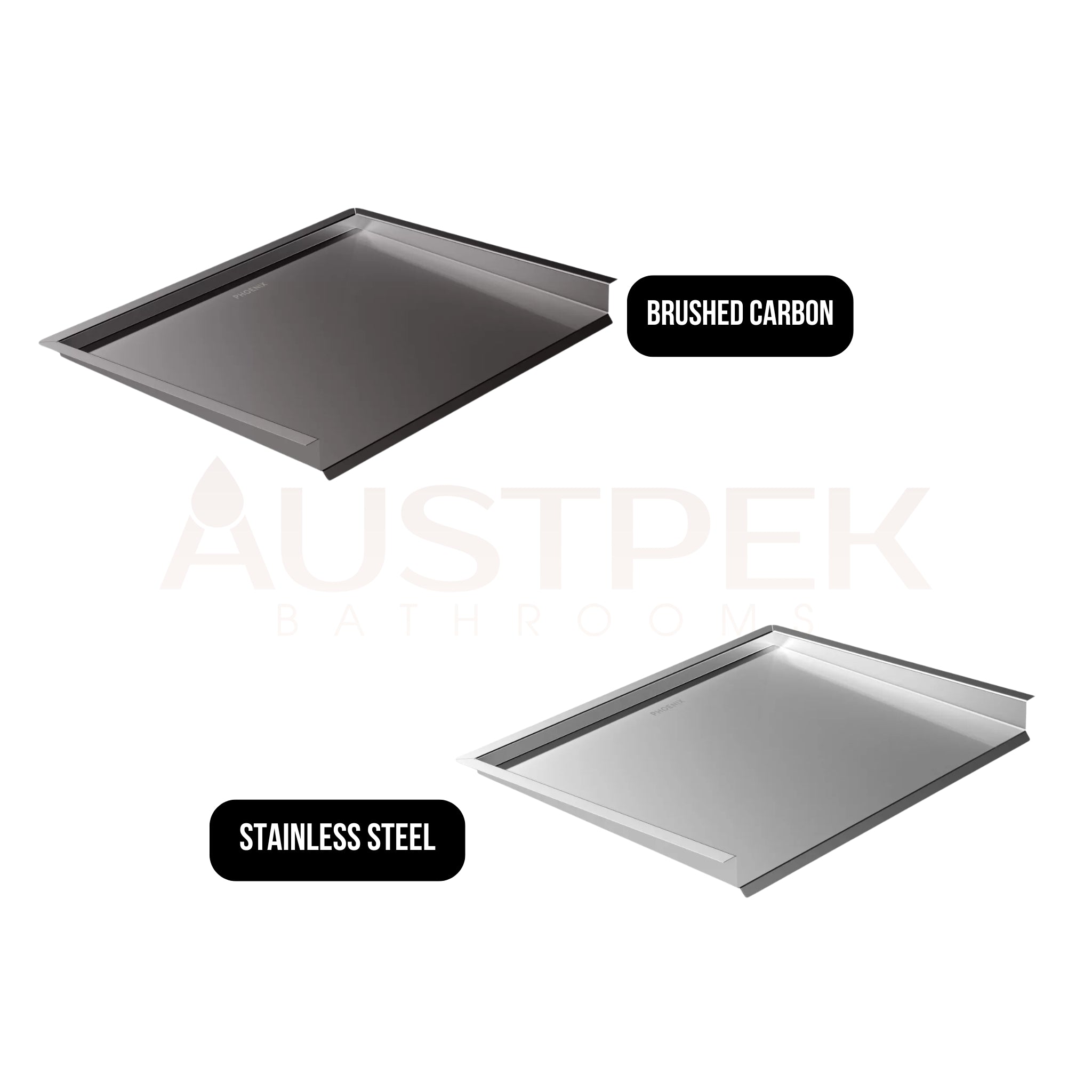 PHOENIX BENCHTOP DRAINER TRAY 333MM STAINLESS STEEL