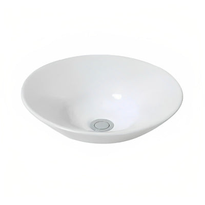 INSPIRE SEMI INSERT CERAMIC BASIN GLOSS WHITE 410MM