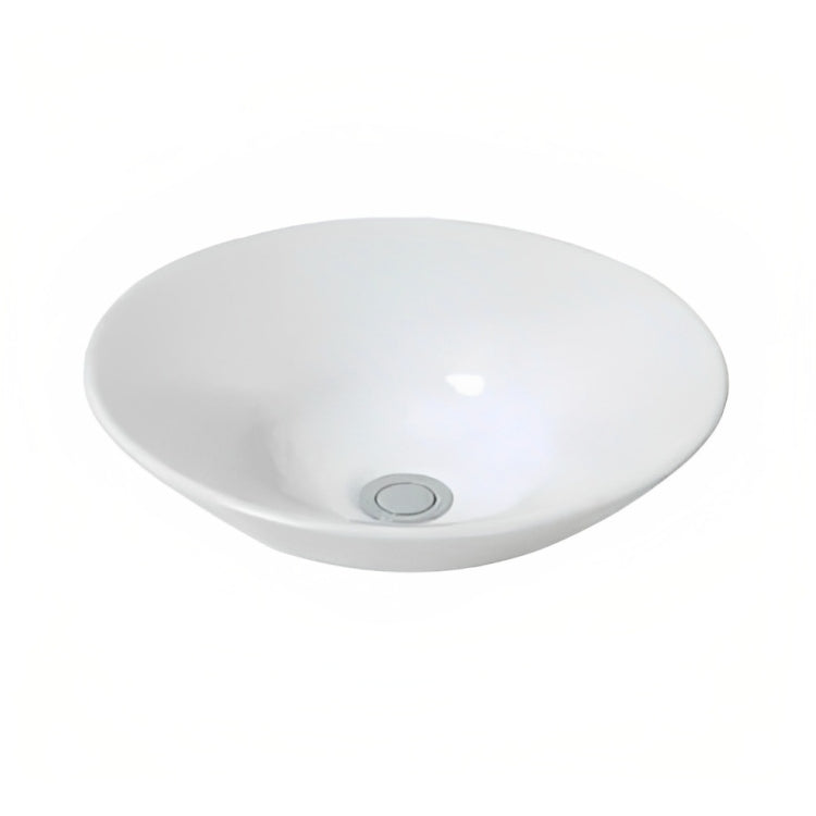 INSPIRE SEMI INSERT CERAMIC BASIN GLOSS WHITE 410MM