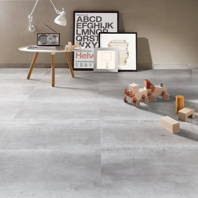 MUSES BLAZE LIGHT GREY MATTE 750X1500MM RECTANGULAR TILE (PER BOX)