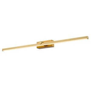 TELBIX FOLEY VANITY LED WALL LIGHT ANTIQUE GOLD 800MM