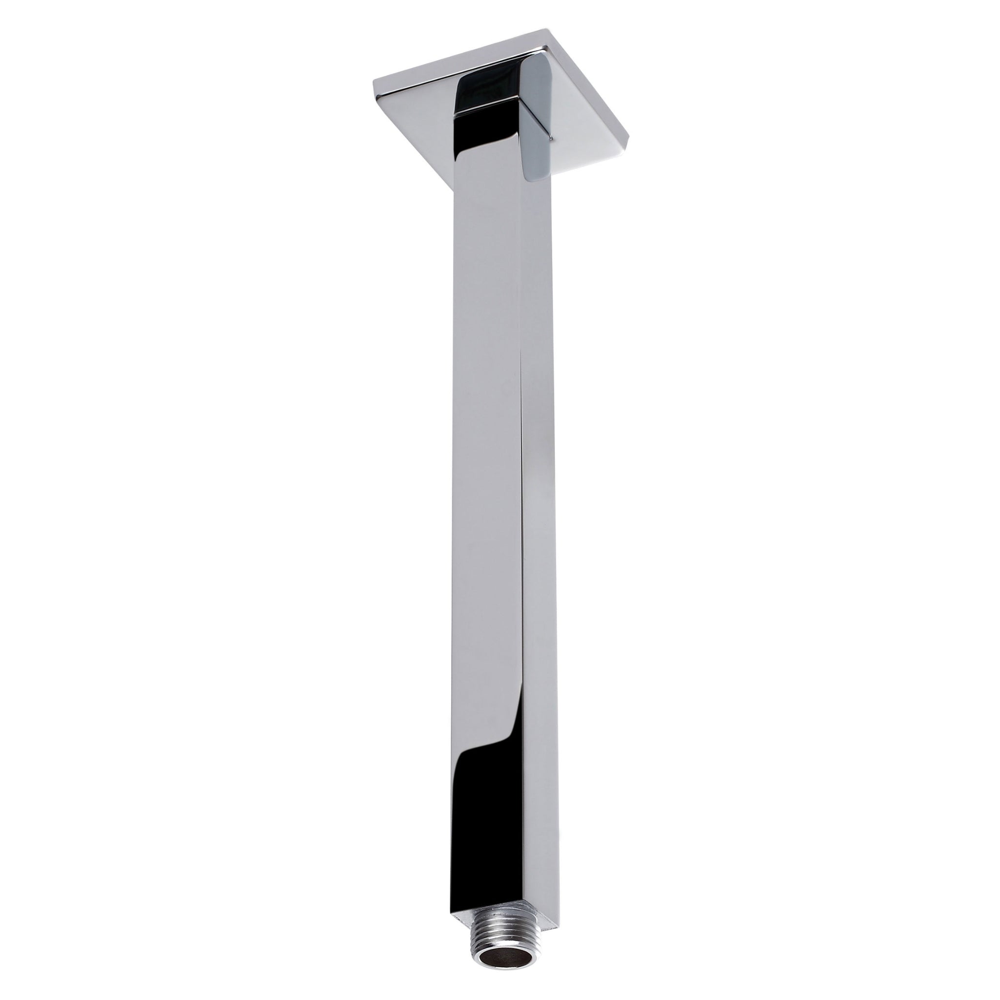 IKON SQUARE VERTICAL SHOWER ARM 610MM CHROME