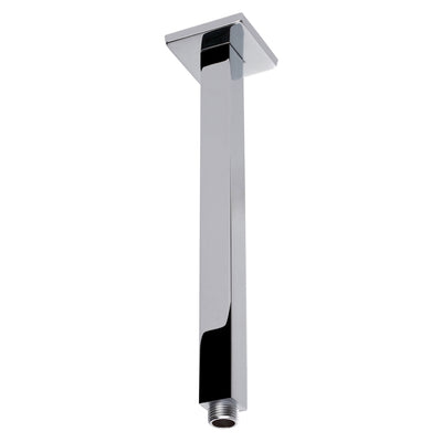 IKON SQUARE VERTICAL SHOWER ARM 610MM CHROME