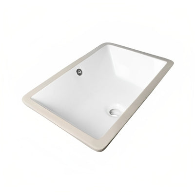 INSPIRE SQUARE UNDER MOUNT BASIN GLOSS WHITE 530MM