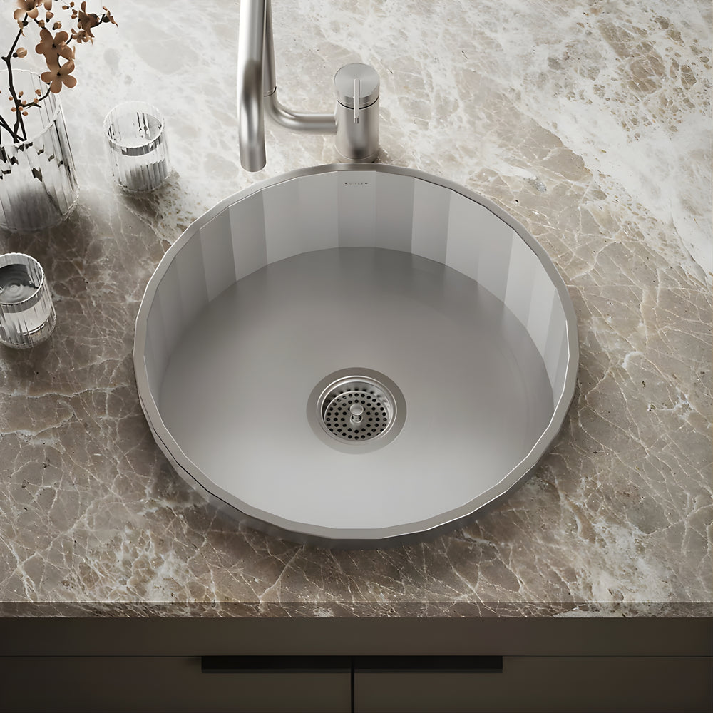 KOHLER BRINX SINGLE BOWL KITCHEN SINK STAINLESS STEEL 476MM