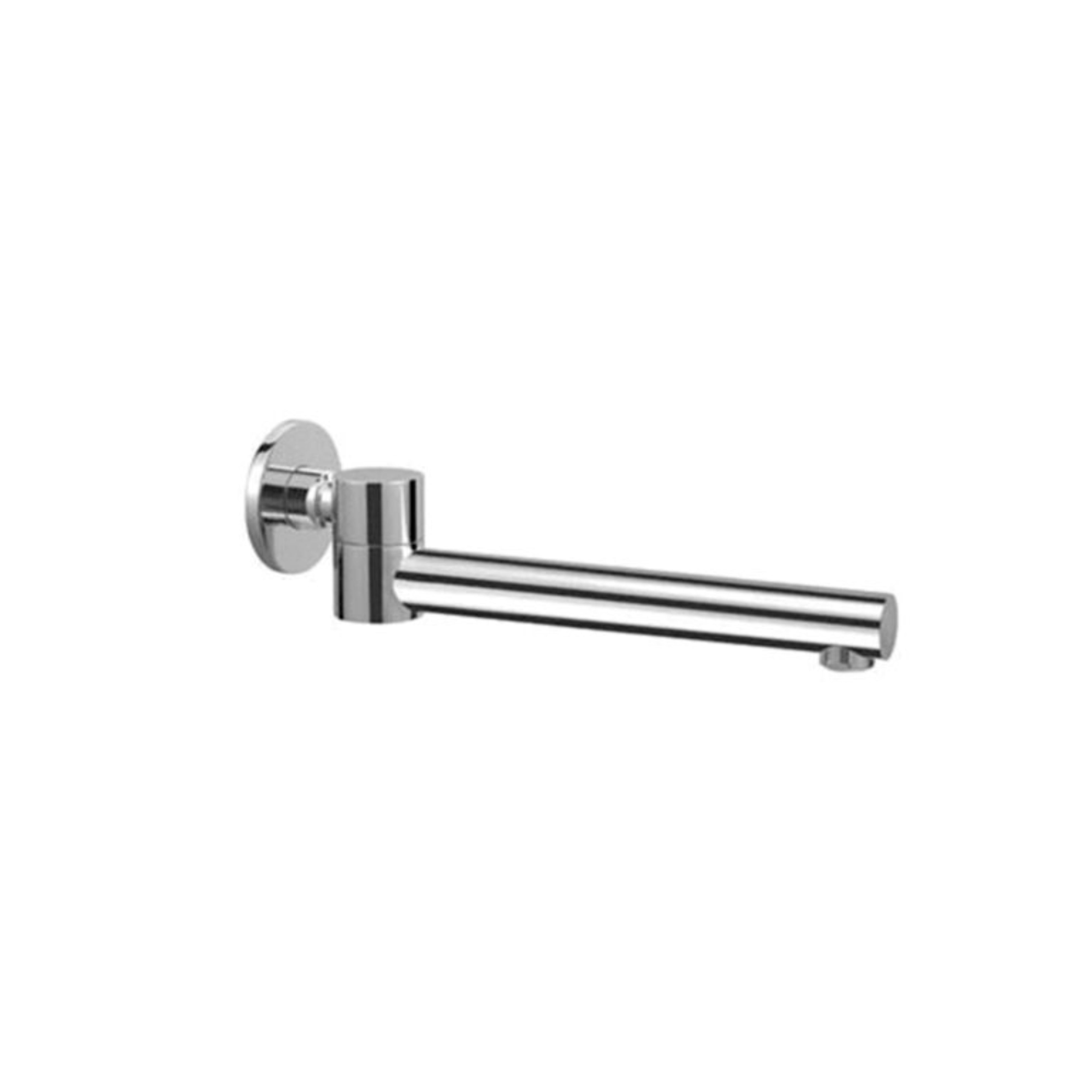 NERO DOLCE WALL MOUNTED SWIVEL BATH SPOUT 242MM CHROME