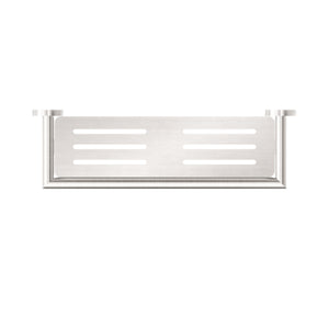 NERO DOLCE METAL SHOWER SHELF 430MM BRUSHED NICKEL