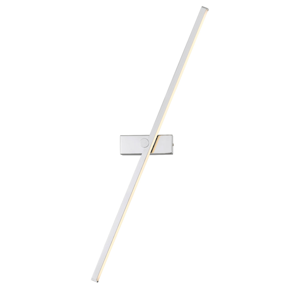 TELBIX FOLEY VANITY LED WALL LIGHT CHROME 800MM