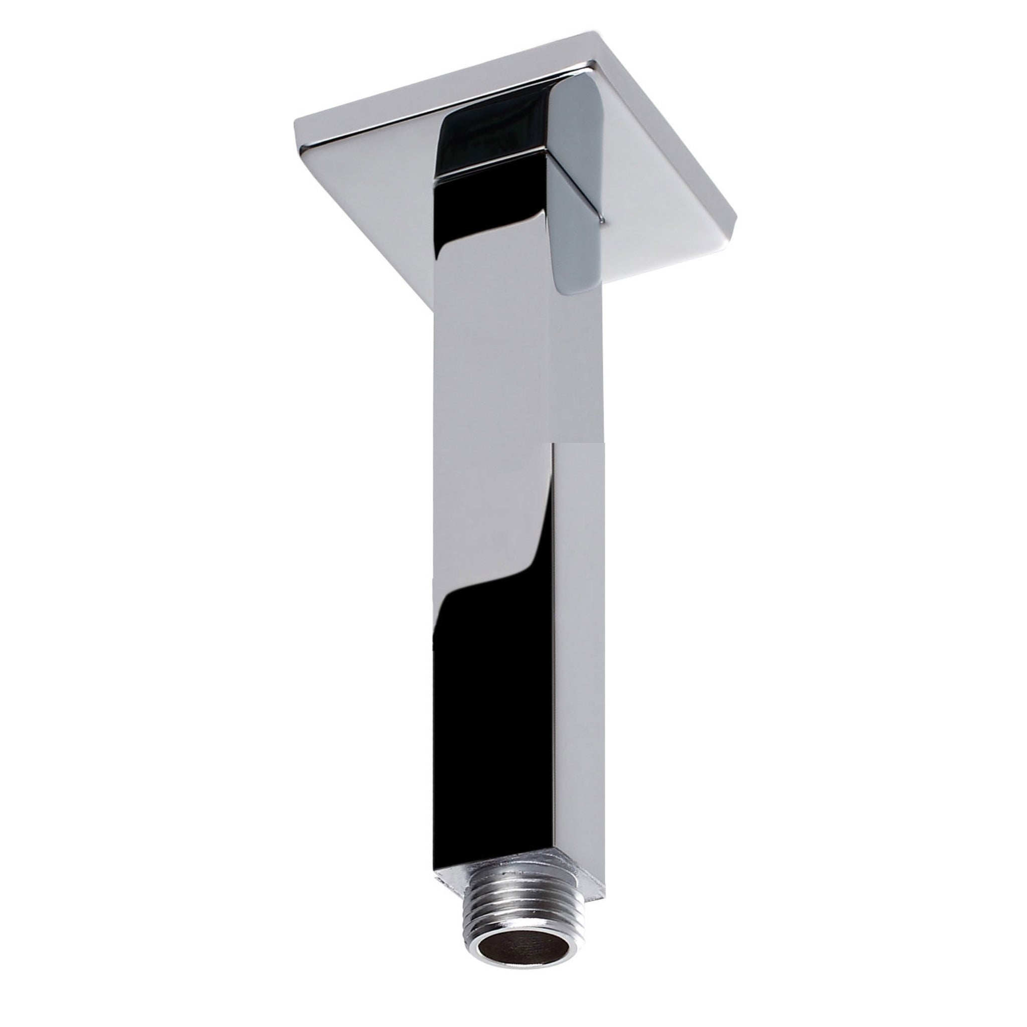 IKON SQUARE VERTICAL SHOWER ARM 100MM CHROME