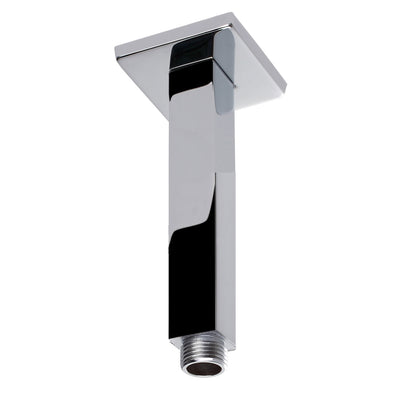 IKON SQUARE VERTICAL SHOWER ARM 100MM CHROME