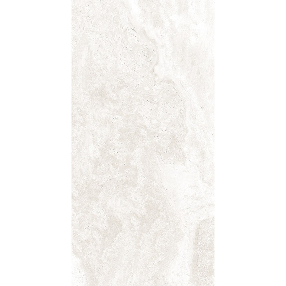 EVERSTONE 3D CRAFTED TRAVERTINE WHITE NATURAL 1200X600MM RECTANGULAR TILE (PER BOX)