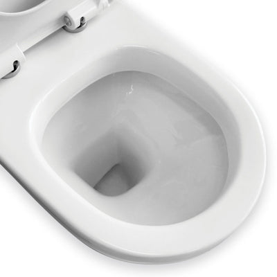 FIENZA RAK LIWA CLOSE COUPLED TOILET SUITE ALPINE WHITE WITH S-TRAP