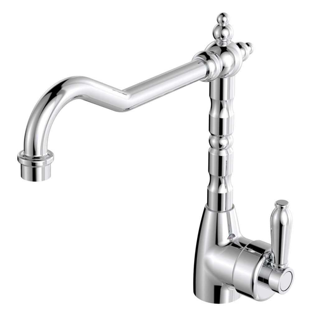 FIENZA ELEANOR SHEPHERDS CROOK SINK MIXER 283MM CHROME
