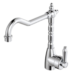 FIENZA ELEANOR SHEPHERDS CROOK SINK MIXER 283MM CHROME