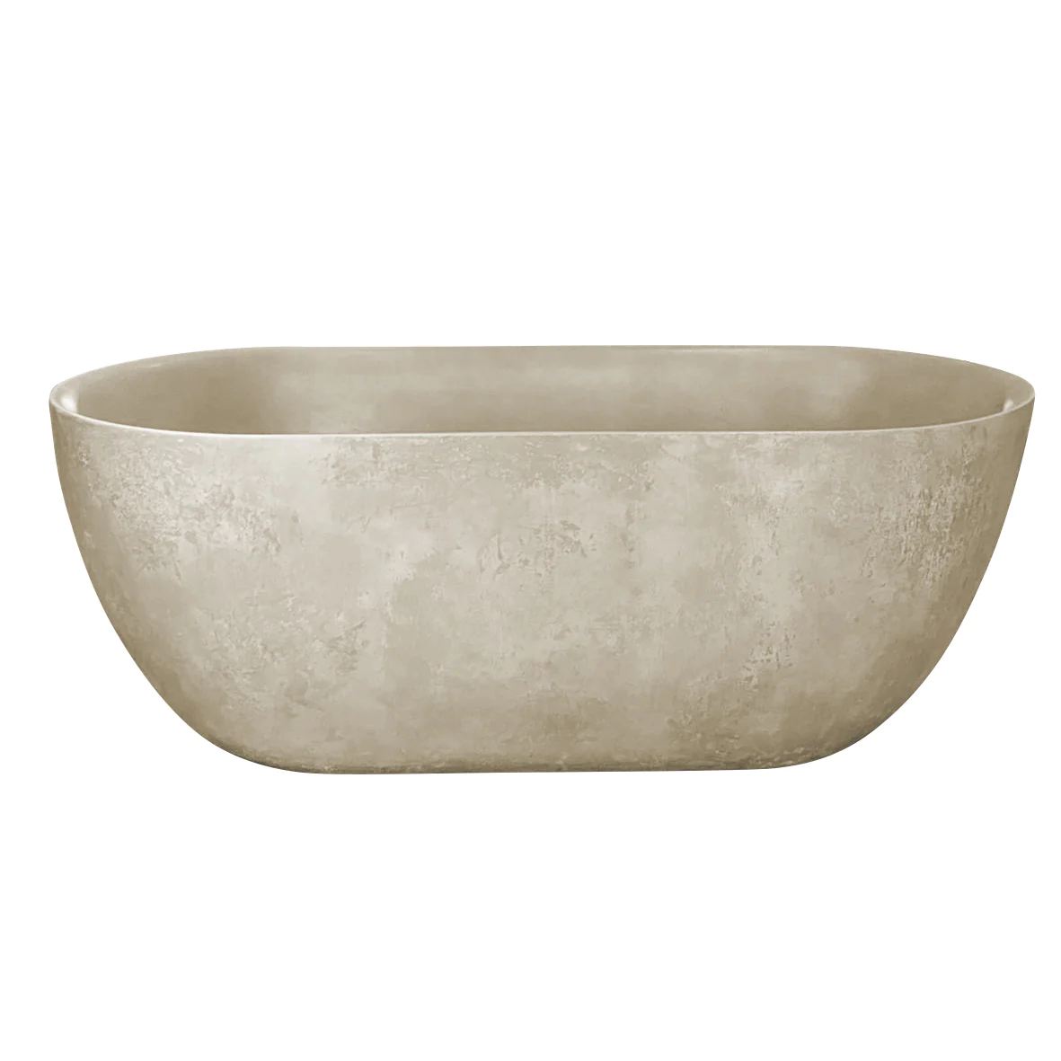 VEROTTI SOHO FREESTANDING CONCRETE BATH MATTE GREY (AVAILABLE IN 1500MM, 1700MM AND 1800MM)