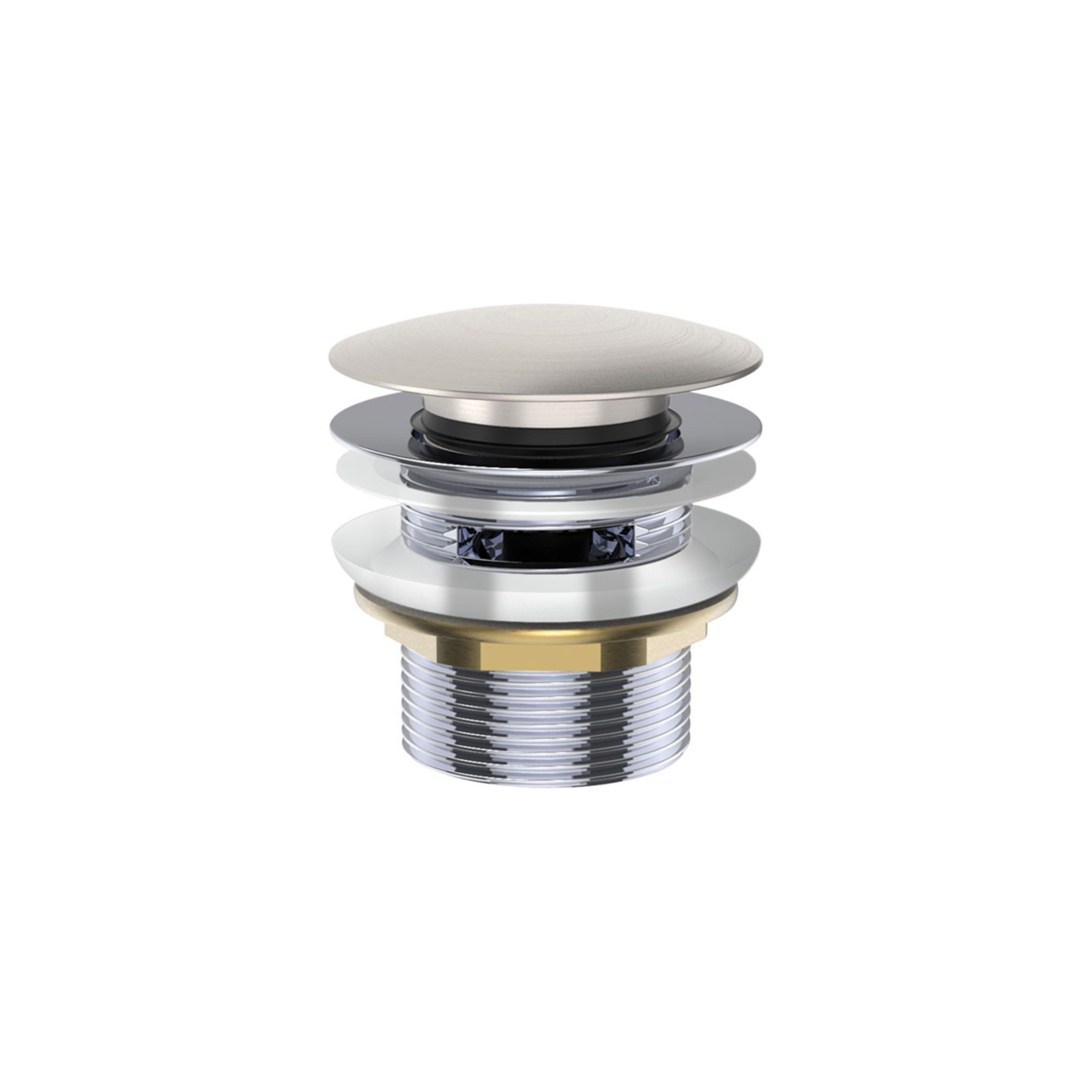 FIENZA UNIVERSAL PULL-OUT/POP-UP OVERFLOW BATHTUB WASTE 40MM BRUSHED NICKEL