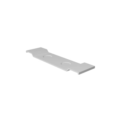 THERMOGROUP JASMINE SOLID SURFACE BATH CADDY 850MM WHITE