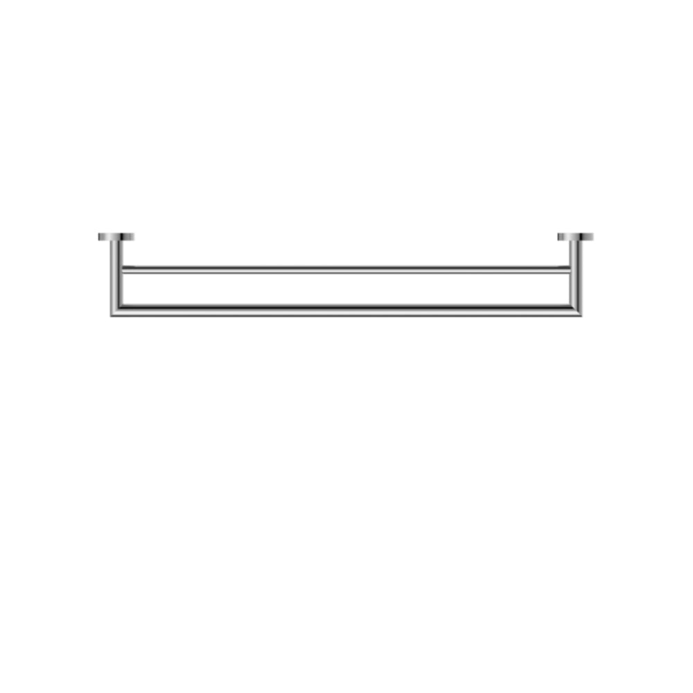 NERO DOLCE DOUBLE TOWEL RAIL CHROME (AVAILABLE IN 700MM AND 900MM)