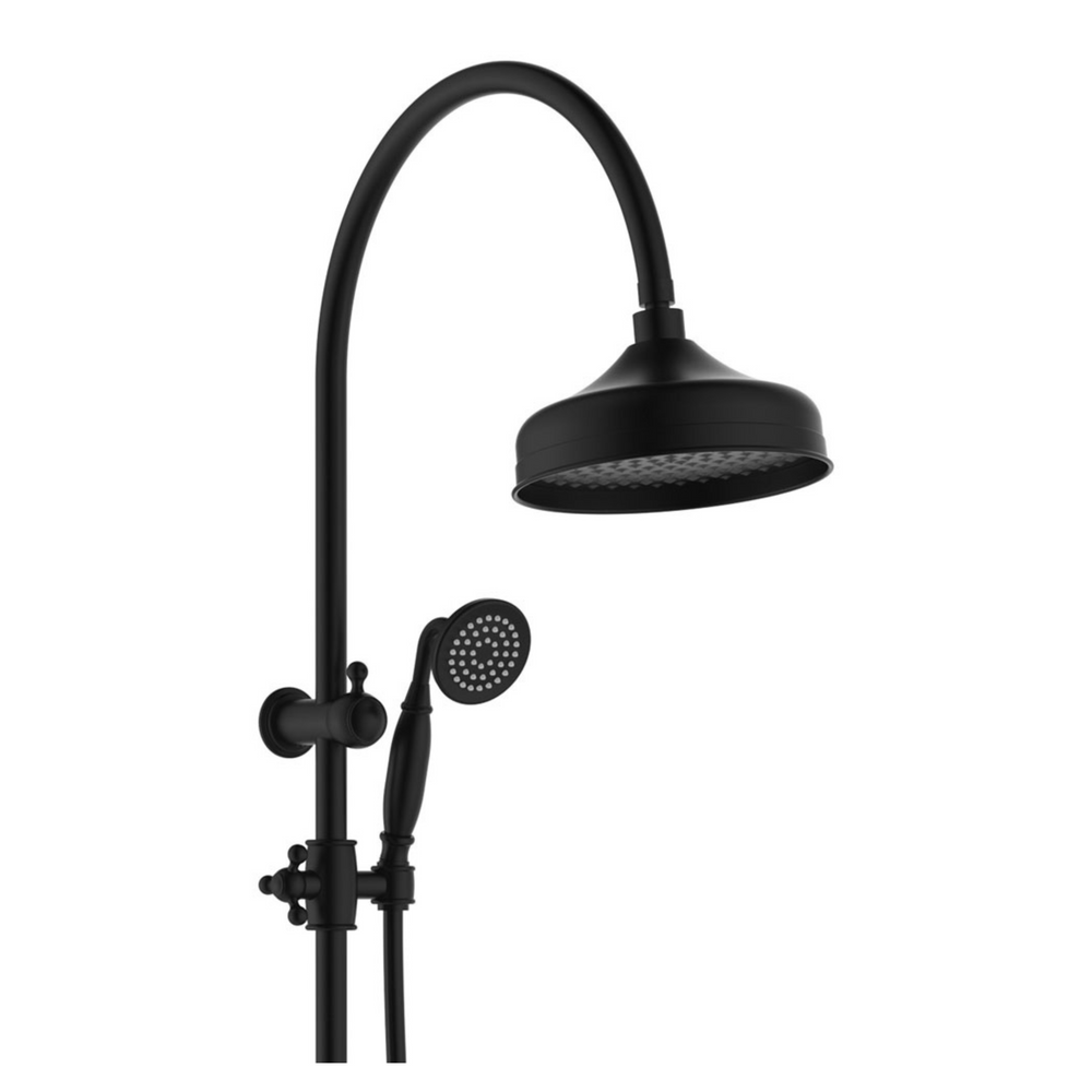 FIENZA LILLIAN TWIN SHOWER MATTE BLACK
