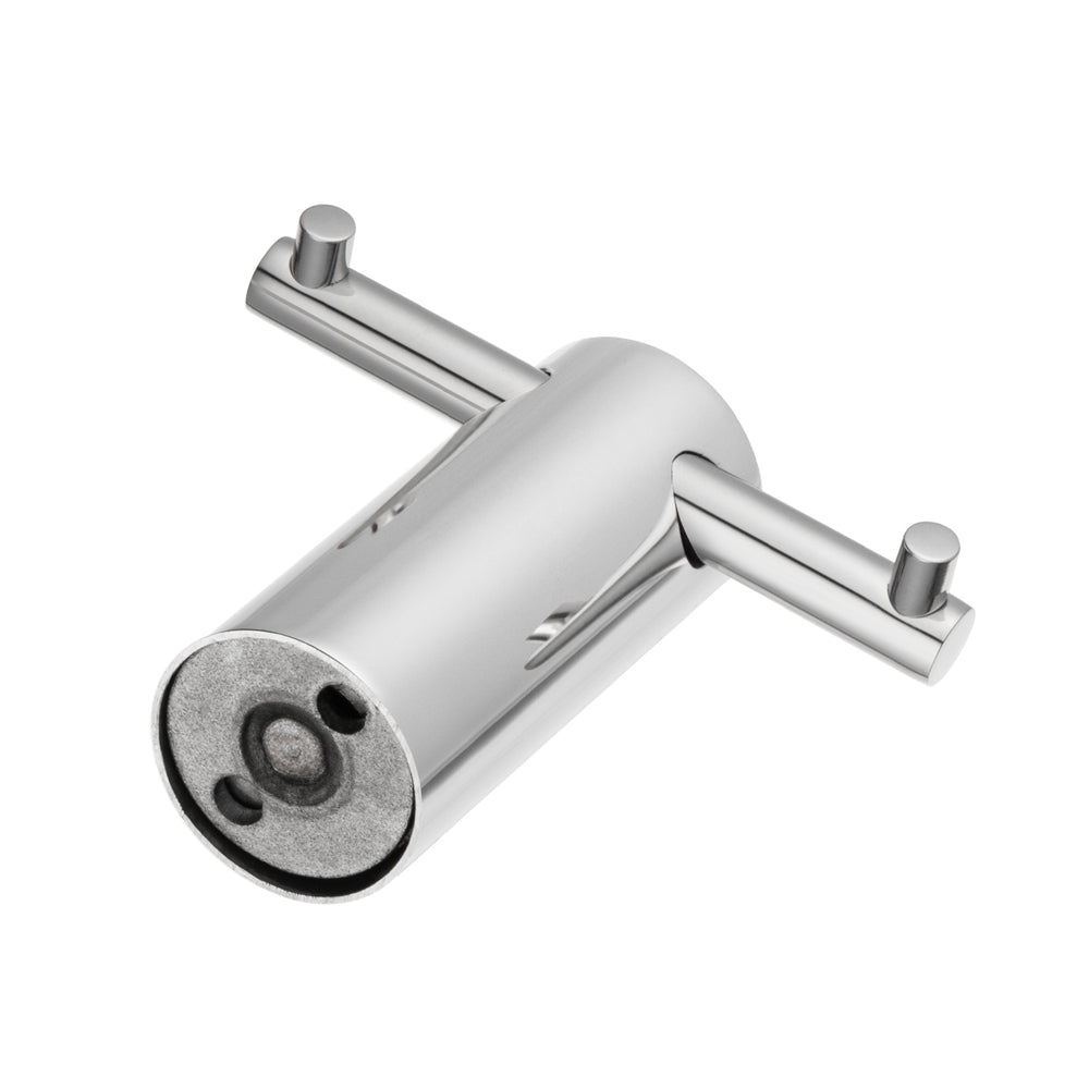 AQUAPERLA DOUBLE ROBE HOOK CHROME