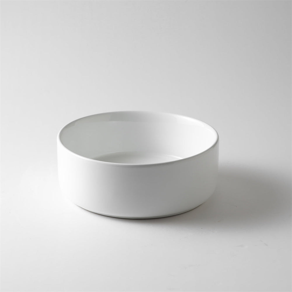 CLAYA ROUND ABOVE COUNTER BASIN GLOSS WHITE 300MM