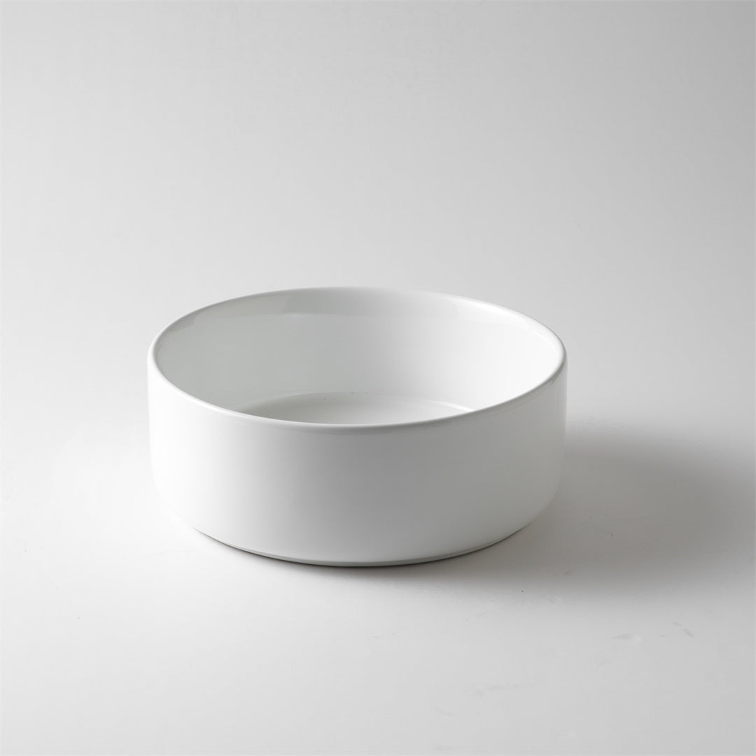 CLAYA ROUND ABOVE COUNTER BASIN GLOSS WHITE 300MM