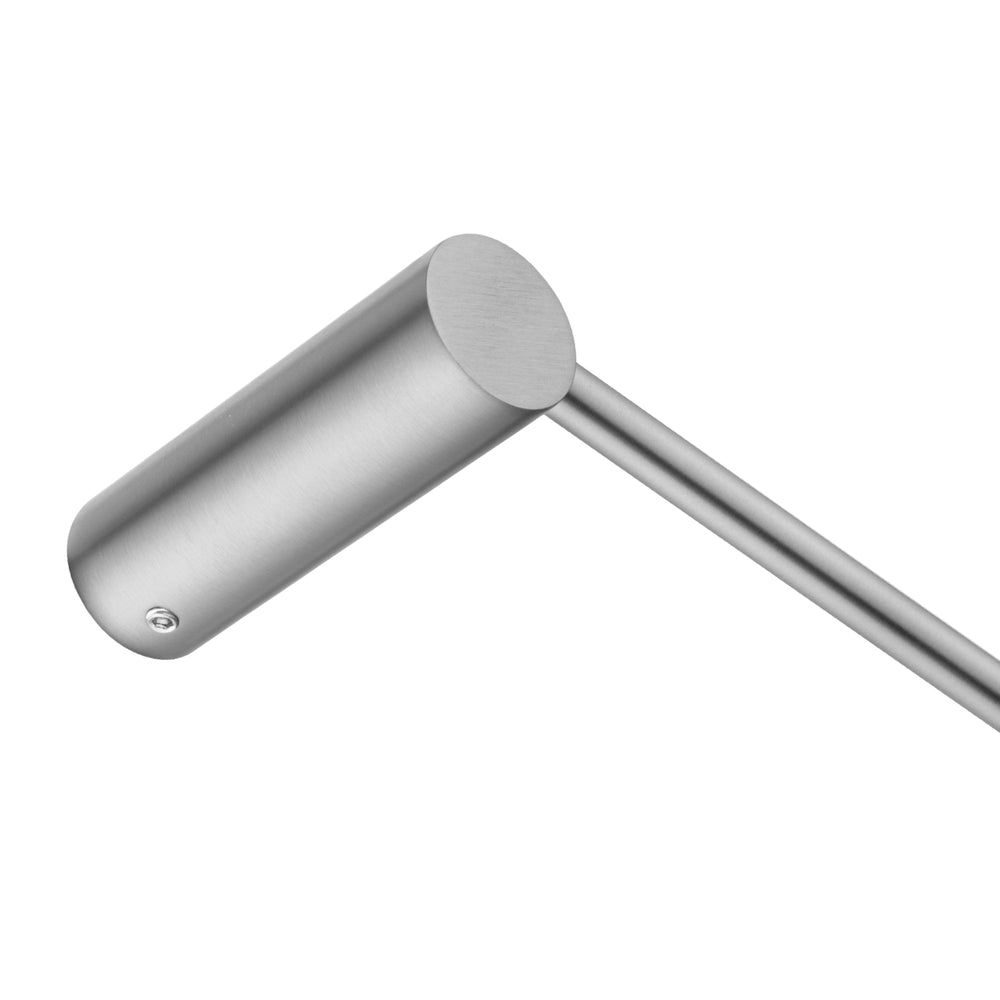 AQUAPERLA  SINGLE TOWEL RAIL BRUSHED NICKEL 600MM