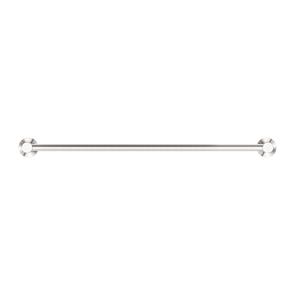 NERO CLASSIC NON-HEATED SINGLE TOWEL RAIL BRUSHED NICKEL (AVAILABLE IN 600MM AND 800MM)