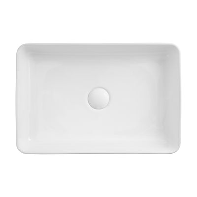 SEIMA PLATI 500 ABOVE COUNTER BASIN GLOSS WHITE 510MM