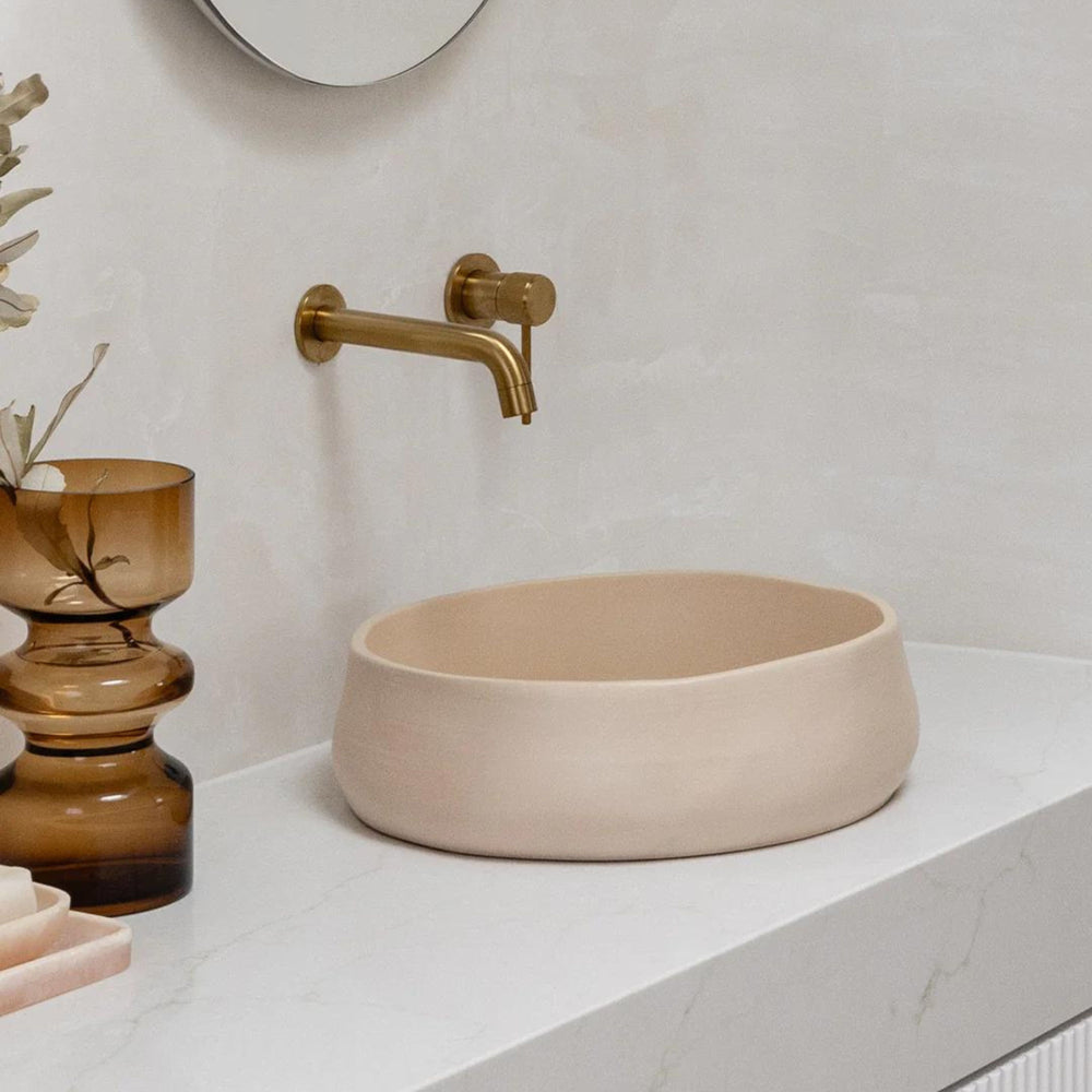 NOOD CO CONSCIOUS RANGE MILL ABOVE COUNTER / WALL HUNG BASIN NOOD 380MM