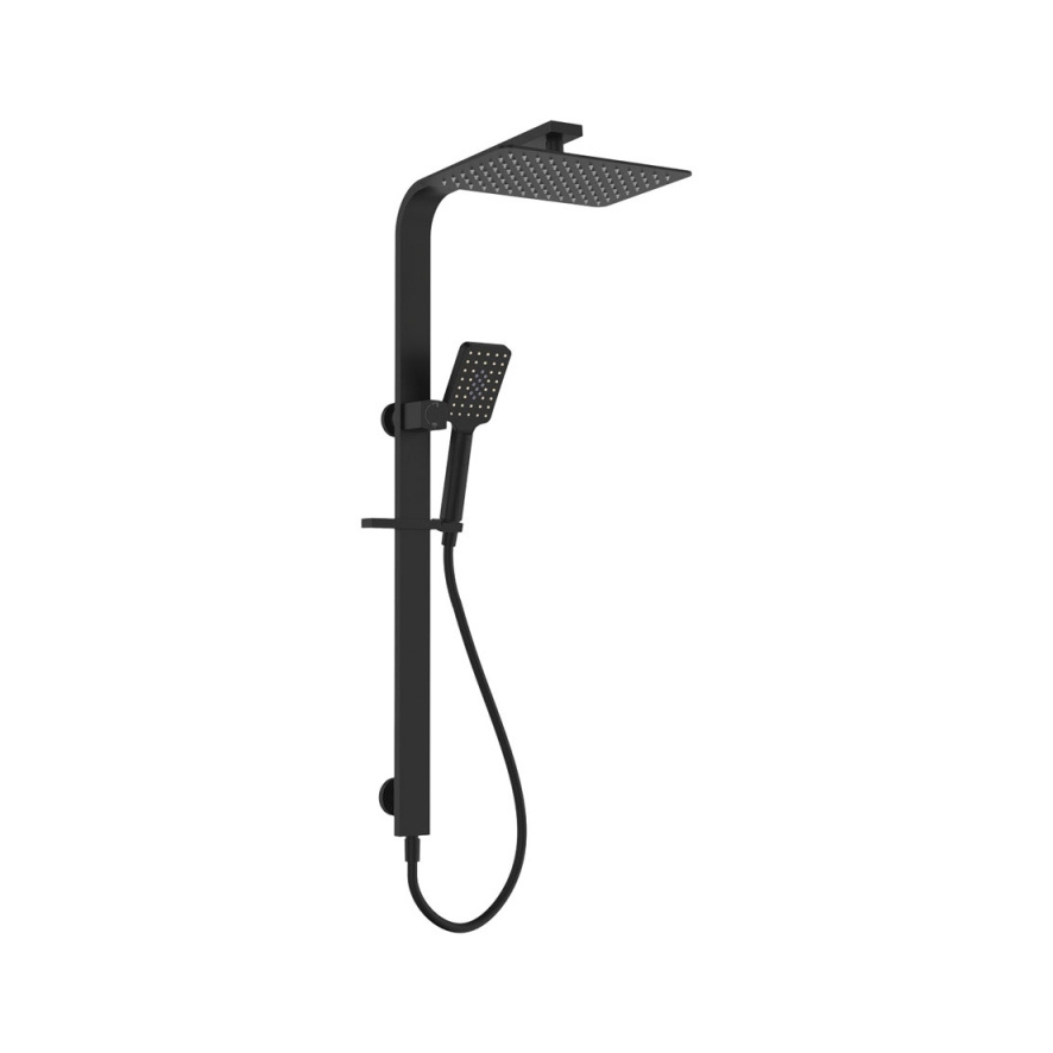 FIENZA TONO DELUXE TWIN SHOWER MATTE BLACK