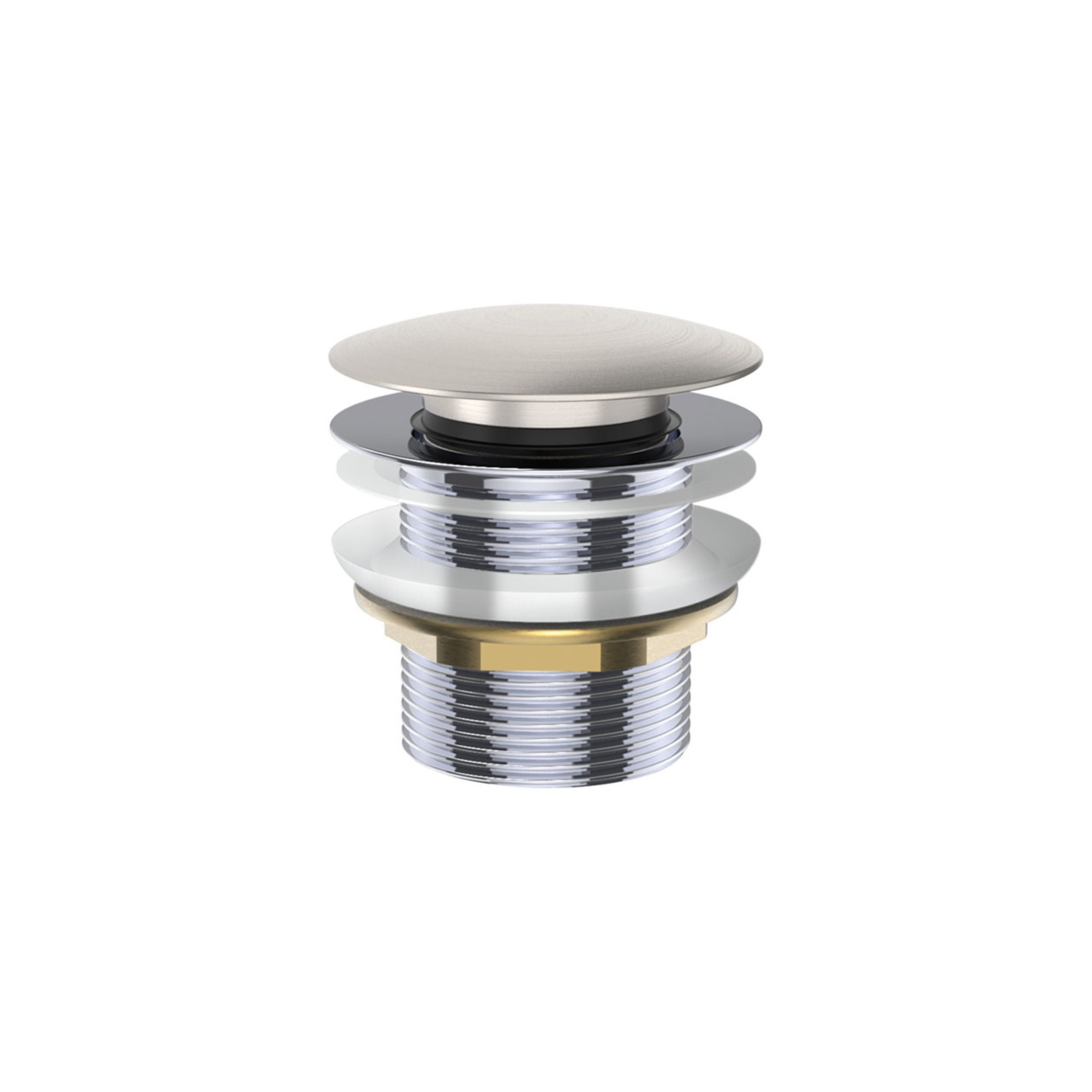 FIENZA UNIVERSAL PULL-OUT/POP-UP NON-OVERFLOW BATHTUB WASTE 40MM BRUSHED NICKEL