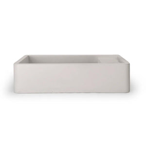 NOOD CO SHELF 01 ABOVE COUNTER / WALL HUNG BASIN MORNING MIST 440MM