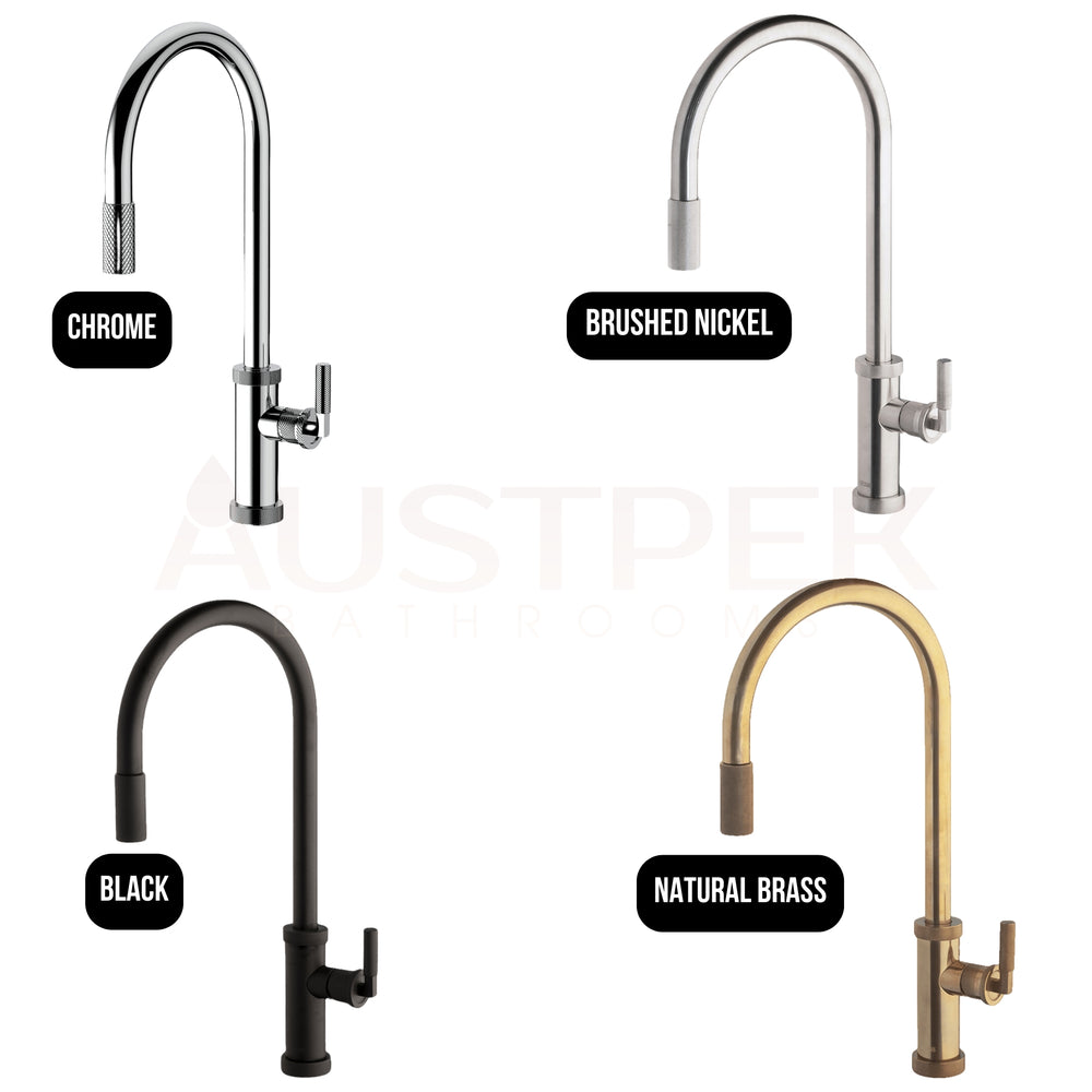 ARMANDO VICARIO URBAN D PULL-OUT SINK MIXER BLACK