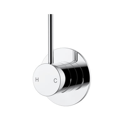 IKON OTUS SLIMLINE LEVER UP WALL MIXER TRIM KIT WITH BODY CHROME