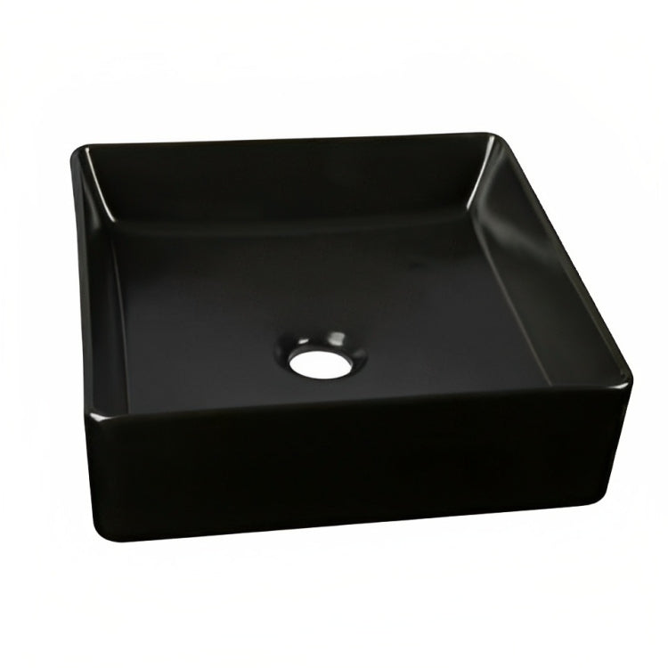 INSPIRE CUBIX ABOVE COUNTER BASIN MATTE BLACK 360MM