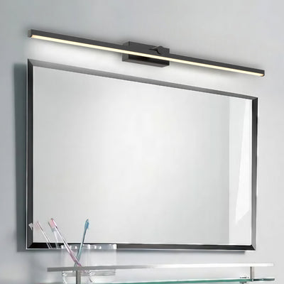 TELBIX FOLEY VANITY LED WALL LIGHT BLACK 800MM
