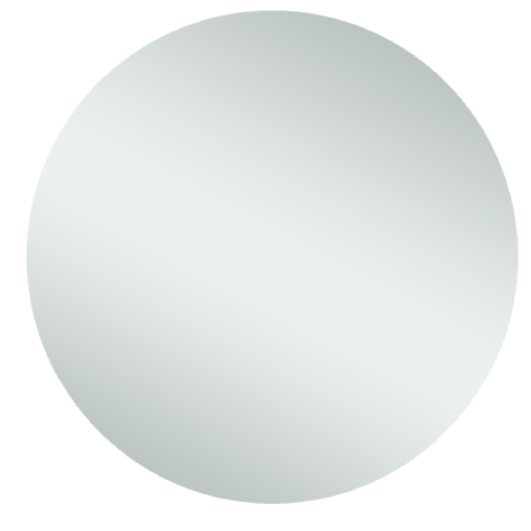 THERMOGROUP ABLAZE ROUND POLISHED EDGE MIRROR WITH DEMISTER 900MM