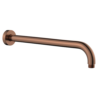 FIENZA KAYA SHOWER ARM 400MM BRUSHED COPPER
