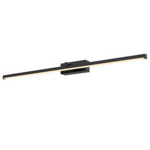 TELBIX FOLEY VANITY LED WALL LIGHT BLACK 800MM