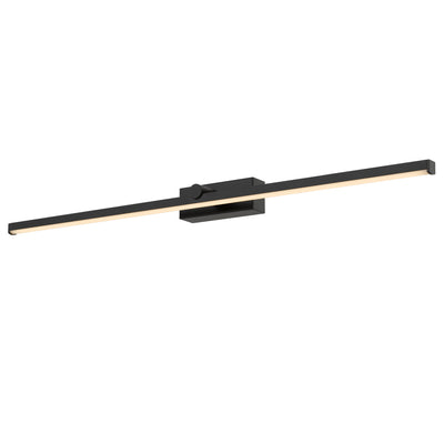 TELBIX FOLEY VANITY LED WALL LIGHT BLACK 800MM