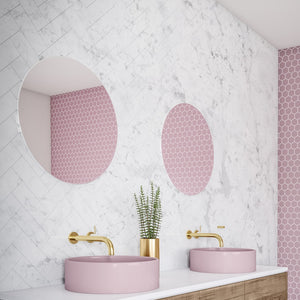 THERMOGROUP ABLAZE ROUND POLISHED EDGE MIRROR WITH DEMISTER 900MM