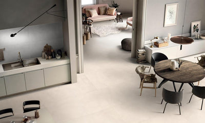 MUSES KOLOR WHITE MATTE 600X1200MM RECTANGULAR TILE (PER BOX)