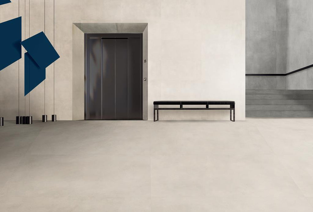 MUSES KOLOR IVORY MATTE 600X600MM SQUARE TILE (PER BOX)