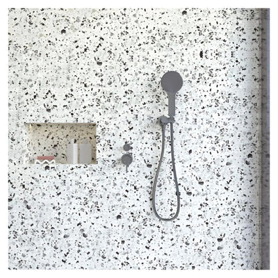 FIENZA KAYA HAND SHOWER ROUND PLATE GUN METAL