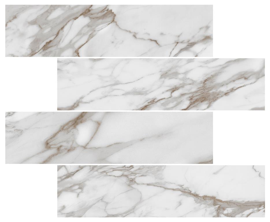 MUSES CALACATTA GOLD POLISHED 75X300MM SUBWAY TILE (PER BOX)
